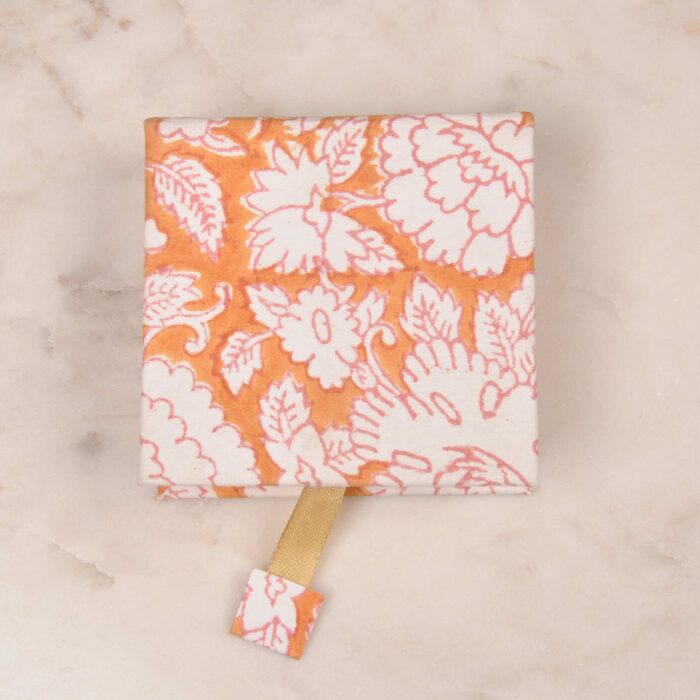 Elegant Fabric-Covered Slip Pad Storage Box - Image 3