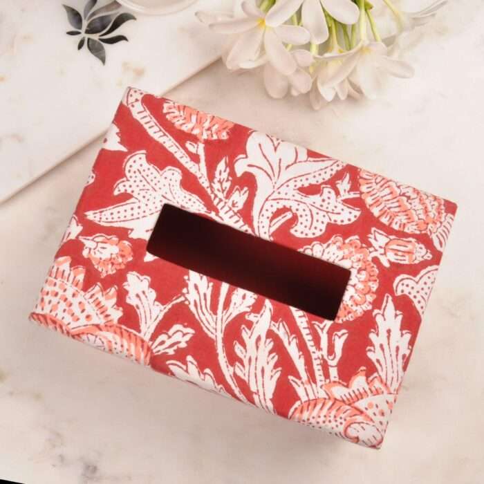 Handmade Handcrafted Tissue Box - Image 4