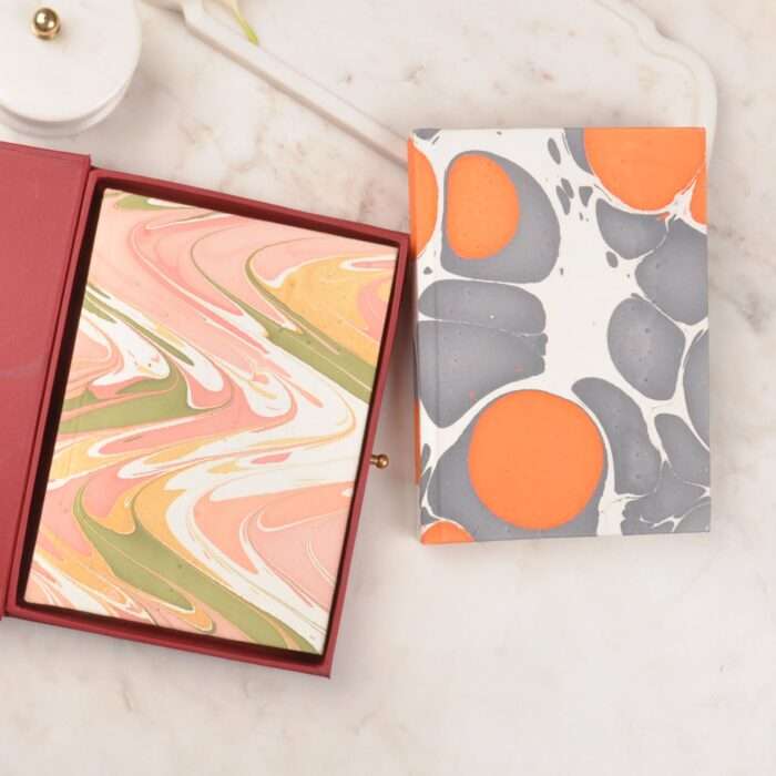 Hardcovers Luxury Marble Journal Sketchbook Watercolor Handmade Paper Journal,